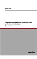 Einführung der Bachelor- und Master-Grade an deutschen Hochschulen