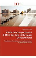 Étude du comportement différé des sols et ouvrages géotechniques: (Omn.Univ.Europ.)