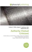 Authority (Textual Criticism)
