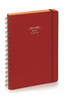 Nava 2016 Diary Daily Medium Red