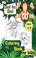 Dot to Dot Coloring Book for Kids Ages 4-8