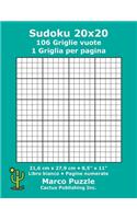 Sudoku 20x20 - 106 Griglie vuote