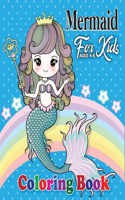Mermaid Coloring Book for Kids Ages 4-8