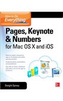How to Do Everything: Pages, Keynote & Numbers for OS X and IOS