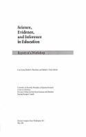 Science, Evidence, and Inference in Education