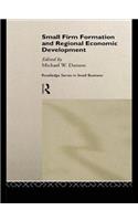 Small Firm Formation and Regional Economic Development