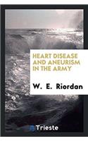 Heart Disease and Aneurism in the Army