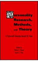 Personality Research, Methods, and Theory