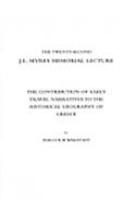 Contribution of Early Travel Narratives to Historical Geography of Greece