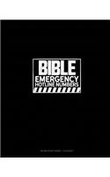 Bible Emergency Hotline Numbers: Blank Sheet Music - 12 Staves(120 Blank Sheet Music - 12 Staves)
