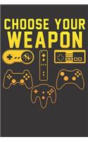 Notebook for Gamer Nerds and Geeks