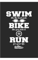 Swim bike run