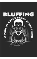 Bluffing: 6x9 Poker - grid - squared paper - notebook - notes