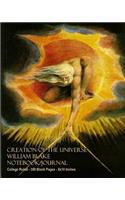 Creation of the Universe - William Blake - Notebook/Journal: College Ruled - 300 Blank Pages - 8x10 Inches