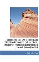 A Commento Alla Divina Commedia D'Anonimo Fiorentino del Secolo 14, Ora Per La Prima VOLTA Stampato: (English)