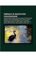 Gminas in Masovian Voivodeship: Gmina Jednoro EC, Gmina Siennica, Gmina Gostynin, Gmina Chynow, Gmina Mszczonow, Gmina Nasielsk, Gmina Tarczyn(English)