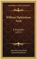 William Elphinstone Ford