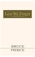 Lest We Forget: (English)