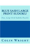 Blue Sash Large Print Sudoku