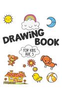 Drawing Book For Kids Age 5: Dot Grid Journal Notebook