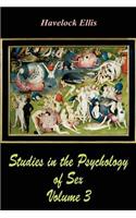 Studies in the Psychology of Sex Volume 3