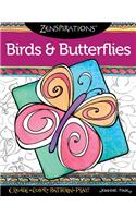 Zenspirations Coloring Book Birds & Butterflies