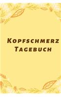 Kopfschmerztagebuch: Ihr persönliches Notizbuch oder Tagebuch mit ca. 124 Seiten, Haushaltsbuch, Schreibheft, Büro, Notizen, Taschenbuch, Tabelle