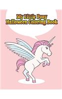 my little pony halloween coloring book