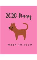 2020 Diary Week To View