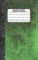 Graph Paper Composition Notebook: Math and Science Lover Graph Paper Cover Watercolor Green (Quad Ruled 5 squares per inch, 120 pages) Birthday Gifts For Math Lover Teacher, Student 