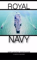 Royal Navy Note Monthly 2020 Planner 12 Month Calendar