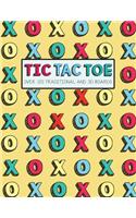 Tic Tac Toe- Over 120 Traditional and 3D Boards