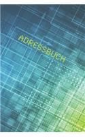 Adressbuch: Kontaktbuch zum Eintragen, für alle Adressen, Telefonnnummern, Mailadressen mit Geburtstagskalender - Digital Design