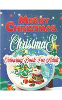Merry Christmas Colouring Book for Adult