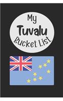 My Tuvalu Bucket List: Novelty Bucket List Themed Notebook
