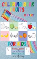 Fruits Coloring Book for Kids