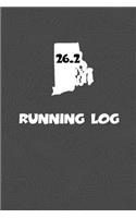 Running Log: Blank Lined Journal for anyone that loves Rhode Island, running, marathons!