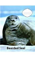 Seal Bearded on Cover for collegeruledlinedpaper Composition Book: Seal fans, composition book to keep notes, school suppies, journal used for notes, student and teacher use