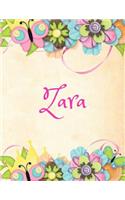 Zara: Personalized Name Journal Composition Notebook