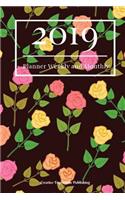 2019 Planner Weekly and Monthly: Weekly Calendar and Notes 2019 Professional Planner 6x9 Task Planner and Organizer