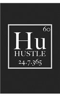 Hustle: A 6x9 Inch Matte Softcover Journal Notebook with 120 Blank Lined Pages