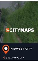 City Maps Midwest City Oklahoma, USA