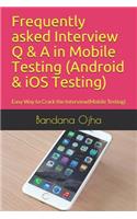 Frequently Asked Interview Q & A in Mobile Testing (Android & IOS Testing)