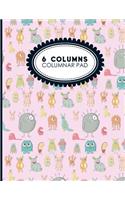 6 Columns Columnar Pad: (6 Columns Columnar Pads)