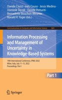 Information Processing and Management of Uncertainty in Knowledge-Based Systems