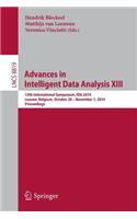 Advances in Intelligent Data Analysis XIII: 13th International Symposium, Ida 2014, Leuven, Belgium, October 30 -- November 1, 2014. Proceedings