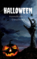 Halloween: Ausmalbilder für Erwachsene