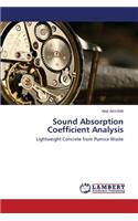 Sound Absorption Coefficient Analysis