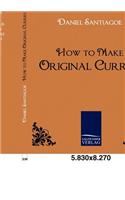 How to Make Original Curries