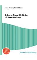 Johann Ernst III, Duke of Saxe-Weimar: (English)